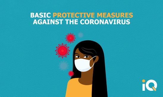 Basic protective measures against the corona virus